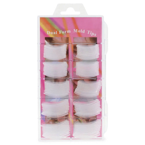 Ask med 100 Topits Dual Form nageltippar