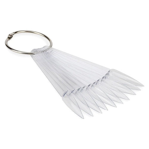 Clear Stiletto Färgdisplayfläkt - Paket med 50