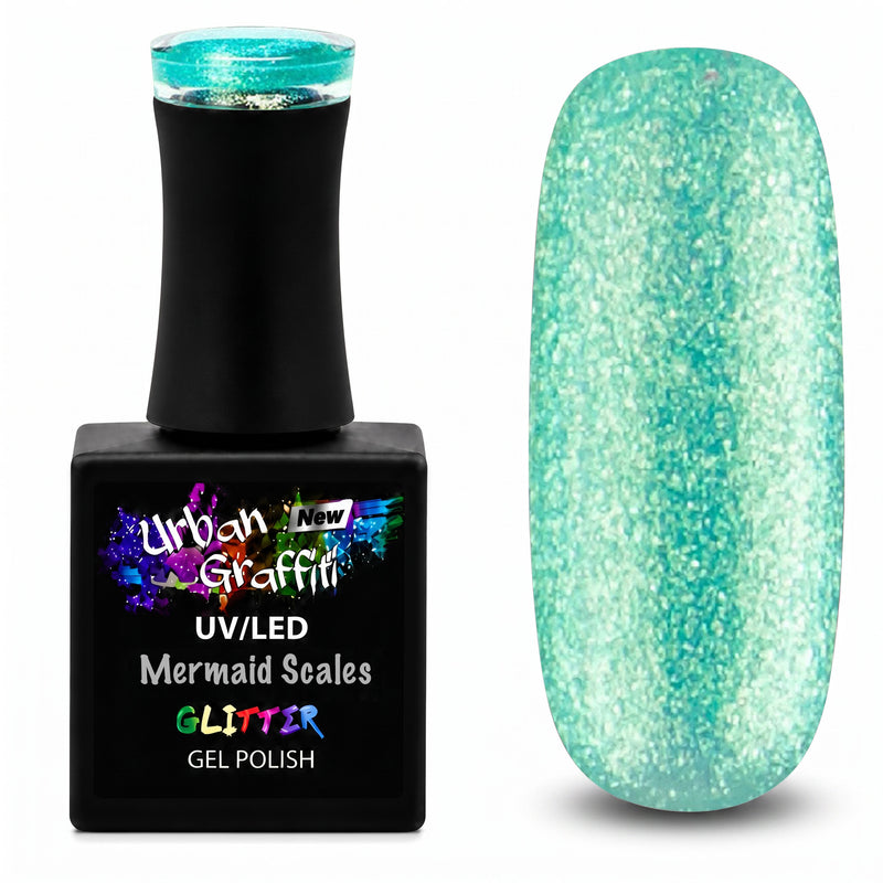 Écailles de Sirène - UGGP-A0920 Graffiti Urbain - Gel Vernis Vert Océan 15ml