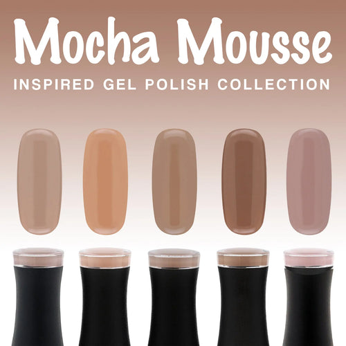 Gelkollektion inspirerad av Mocha Mousse