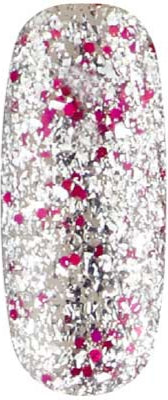 Dance Floor - UGGP-A0909 Rosa och silverglittrigt gellack Urban Graffiti 15ml