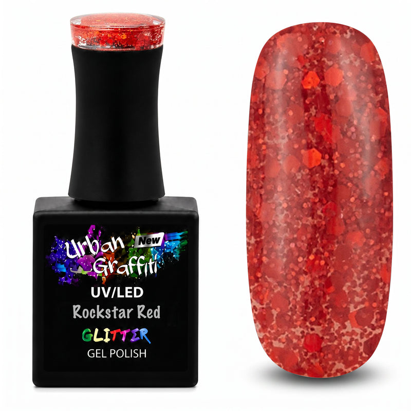 Rockstar Red - UGGP-XS010 Vernis Gel Graffiti Urbain 15ml