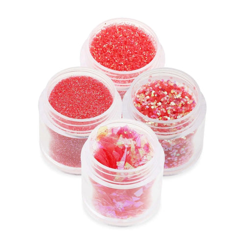 Crazy Coral | Nagelkonst Glitter | C52